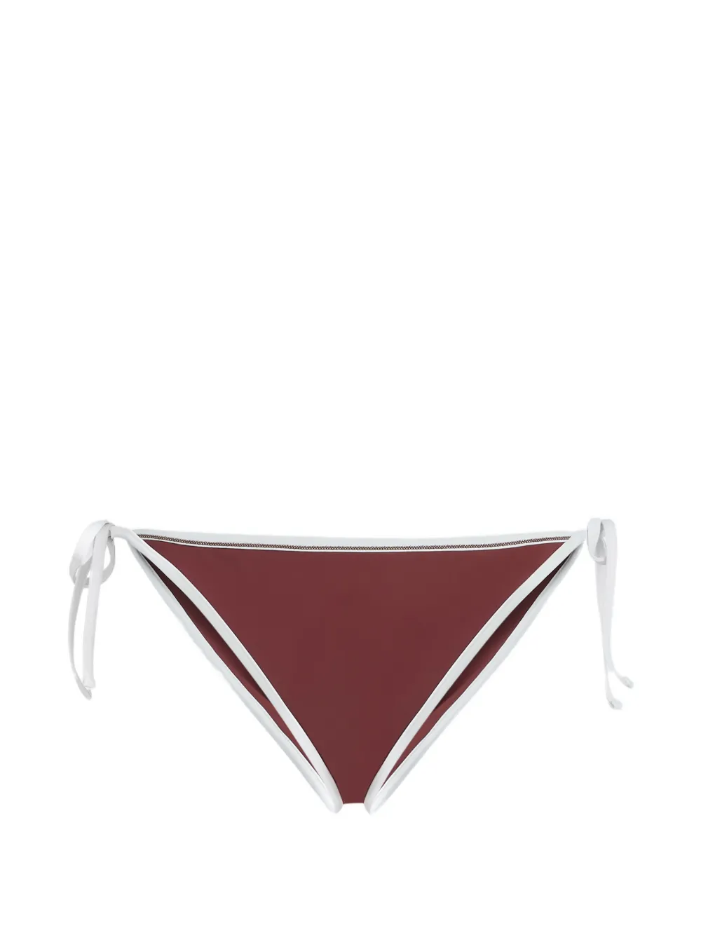 Brunello Cucinelli Top bikini a triangolo - Rosso