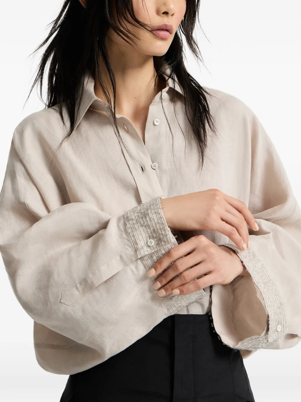 Brunello Cucinelli Linnen blouse Beige