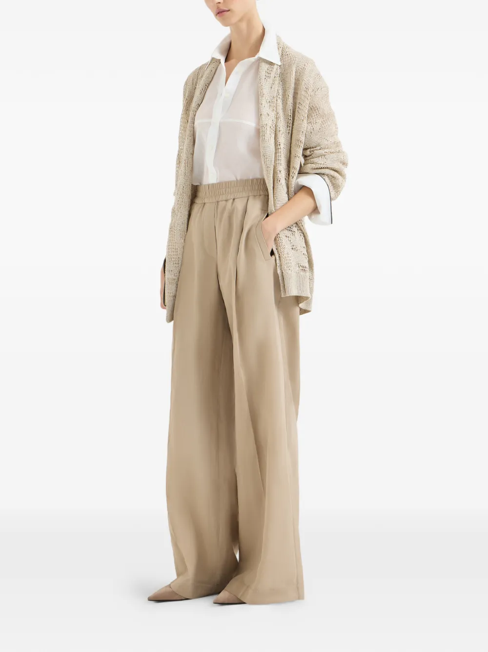 Sheer Long-Sleeve Shirt
