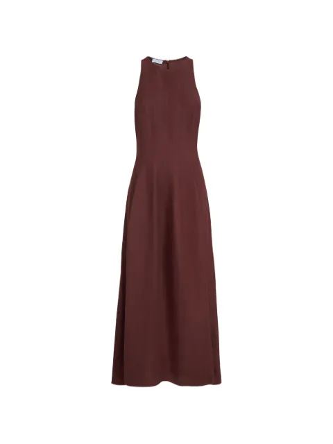 Brunello Cucinelli fluid twill midi dress