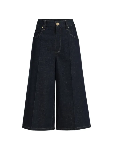 Brunello Cucinelli belt-loops denim shorts