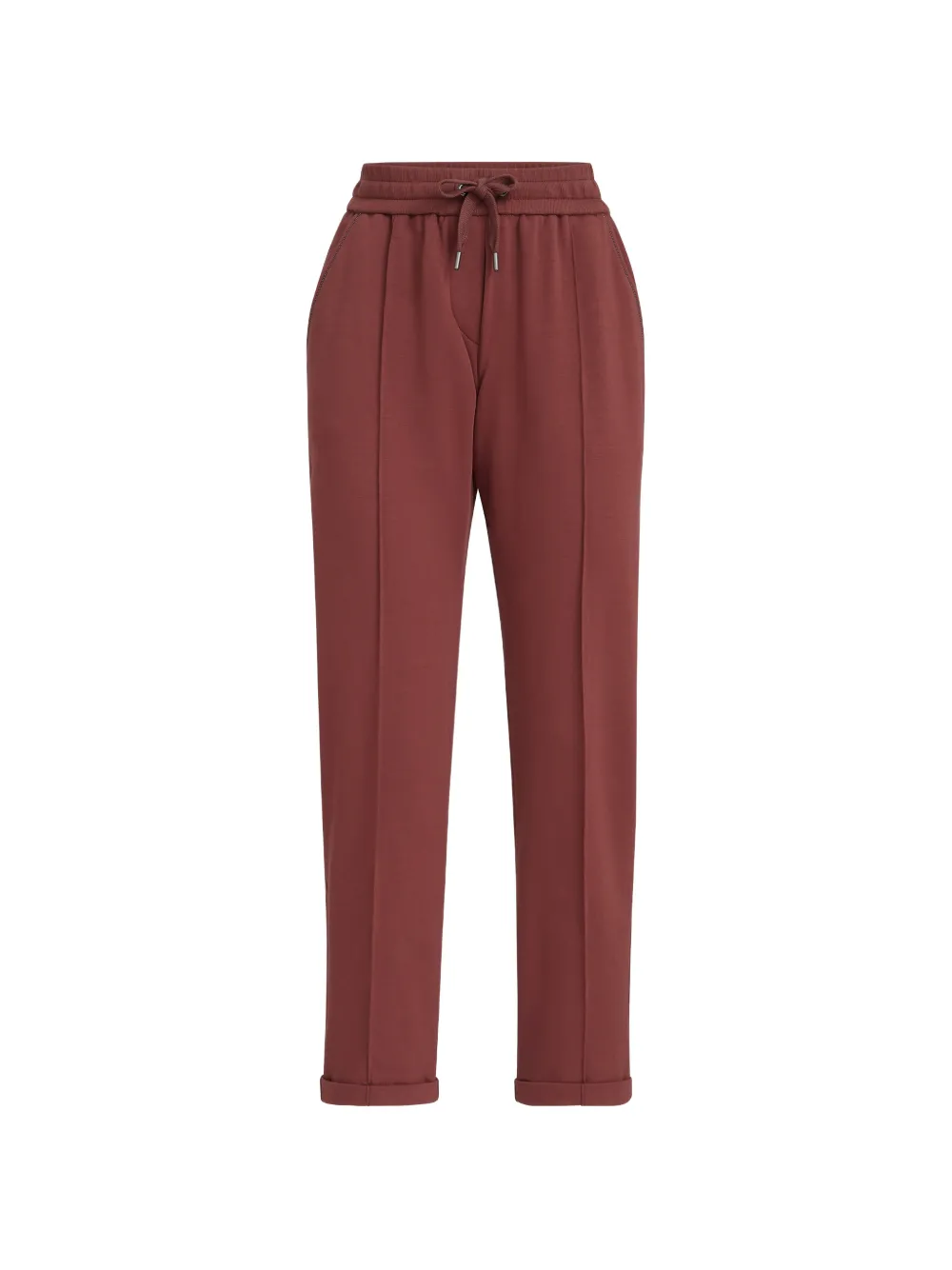 Brunello Cucinelli drawstring track pants - Rosso