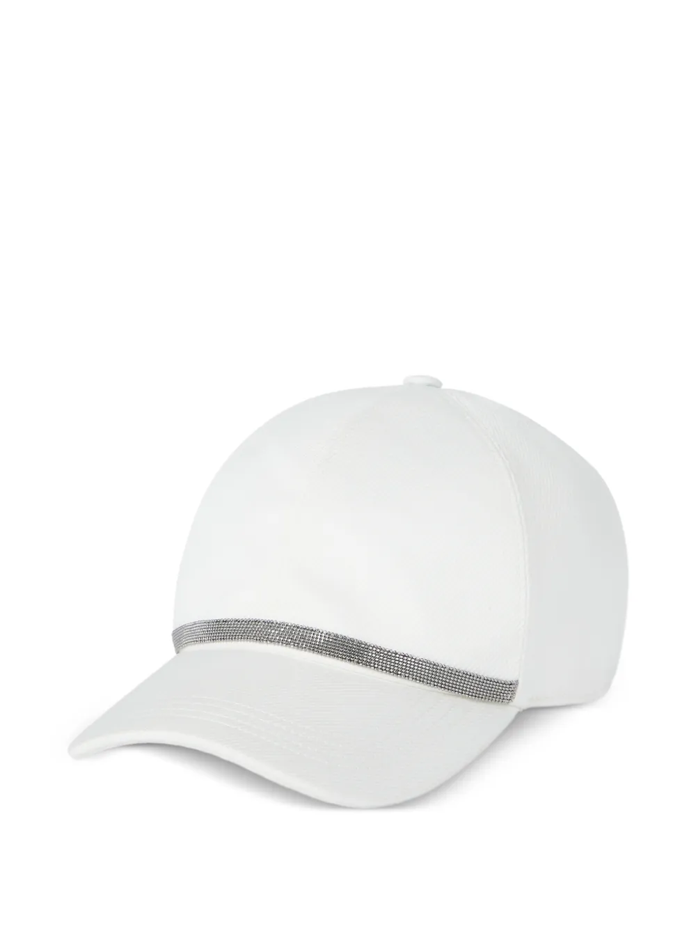 Brunello Cucinelli Cappello con cinturino regolabile - Bianco