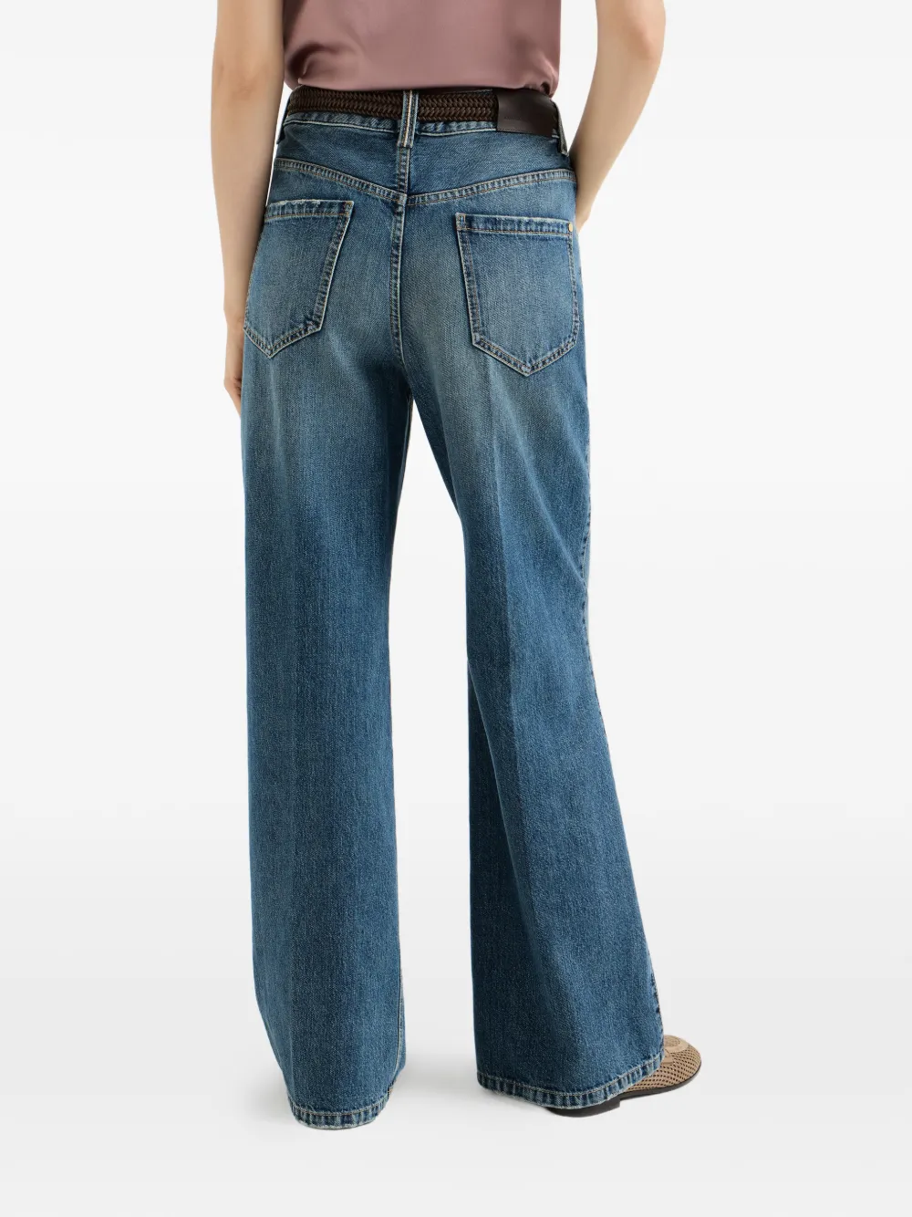 Brunello Cucinelli Jeans met vijf zakken Blauw