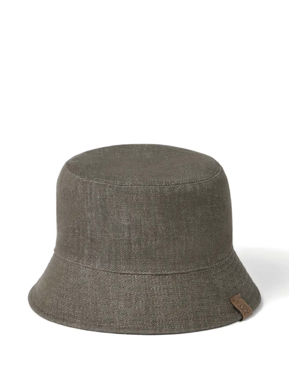 Brunello Cucinelli Monili denim bucket hat - Grigio
