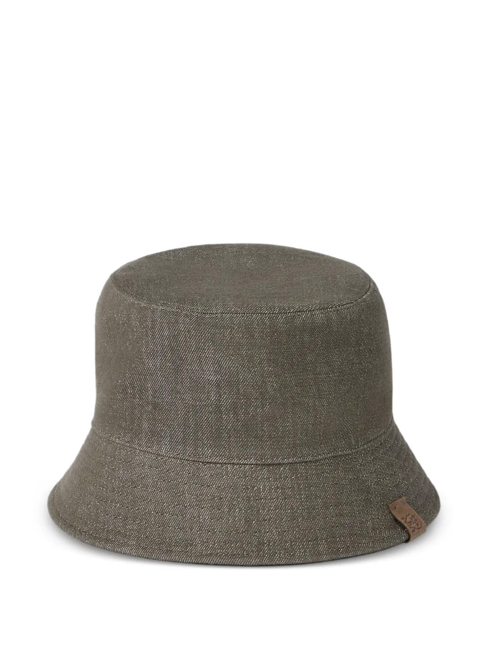 Brunello Cucinelli Monili denim bucket hat - Grigio