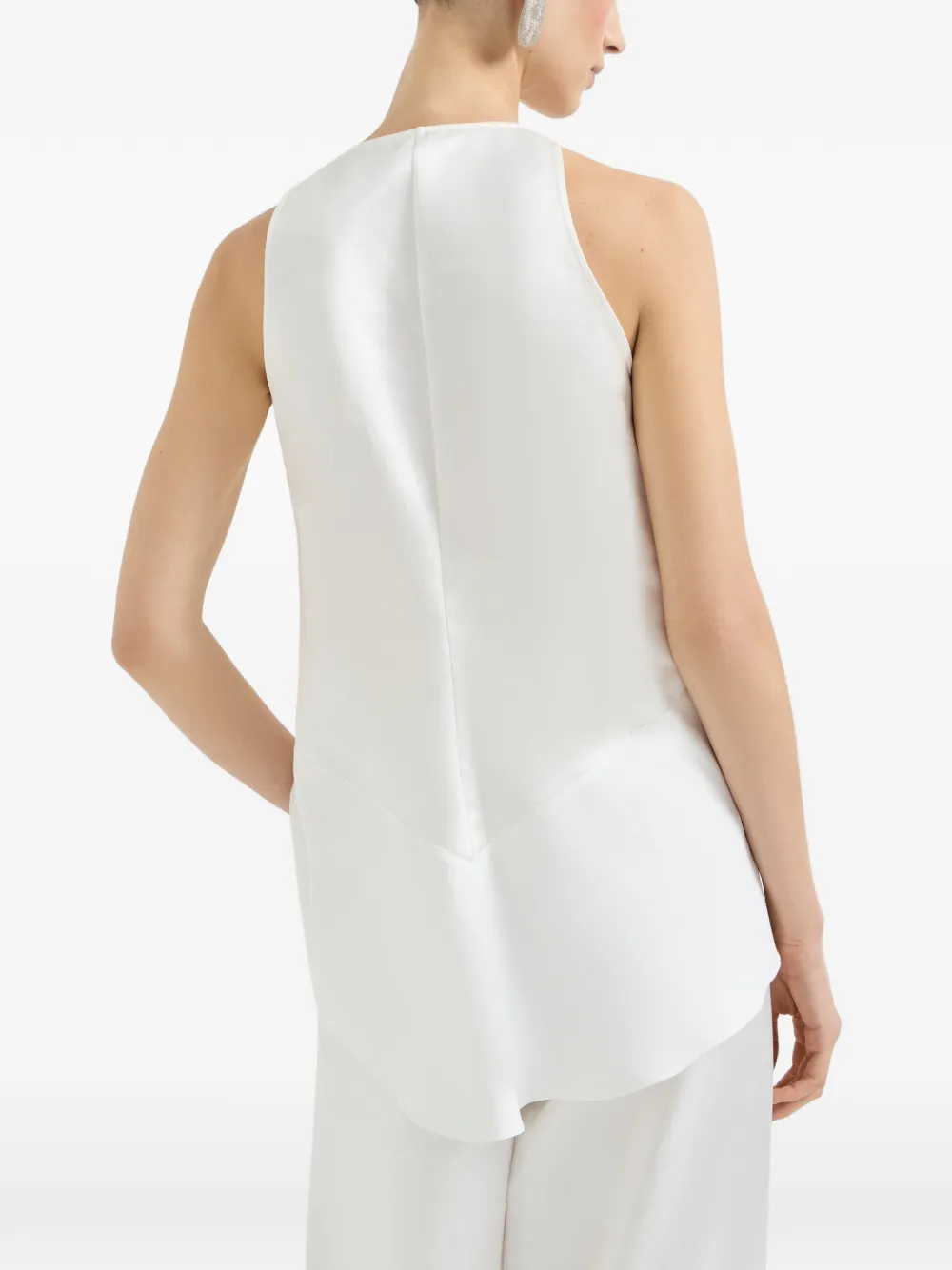 Brunello Cucinelli Top met V-hals Wit