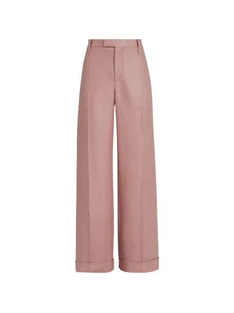 Brunello Cucinelli diagonal flared trousers