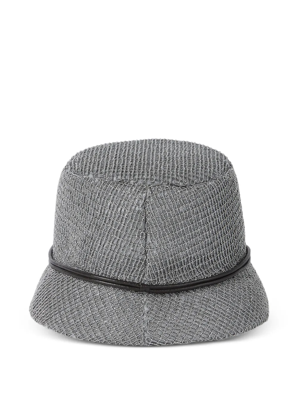 Brunello Cucinelli Vissershoed met kralen Grijs
