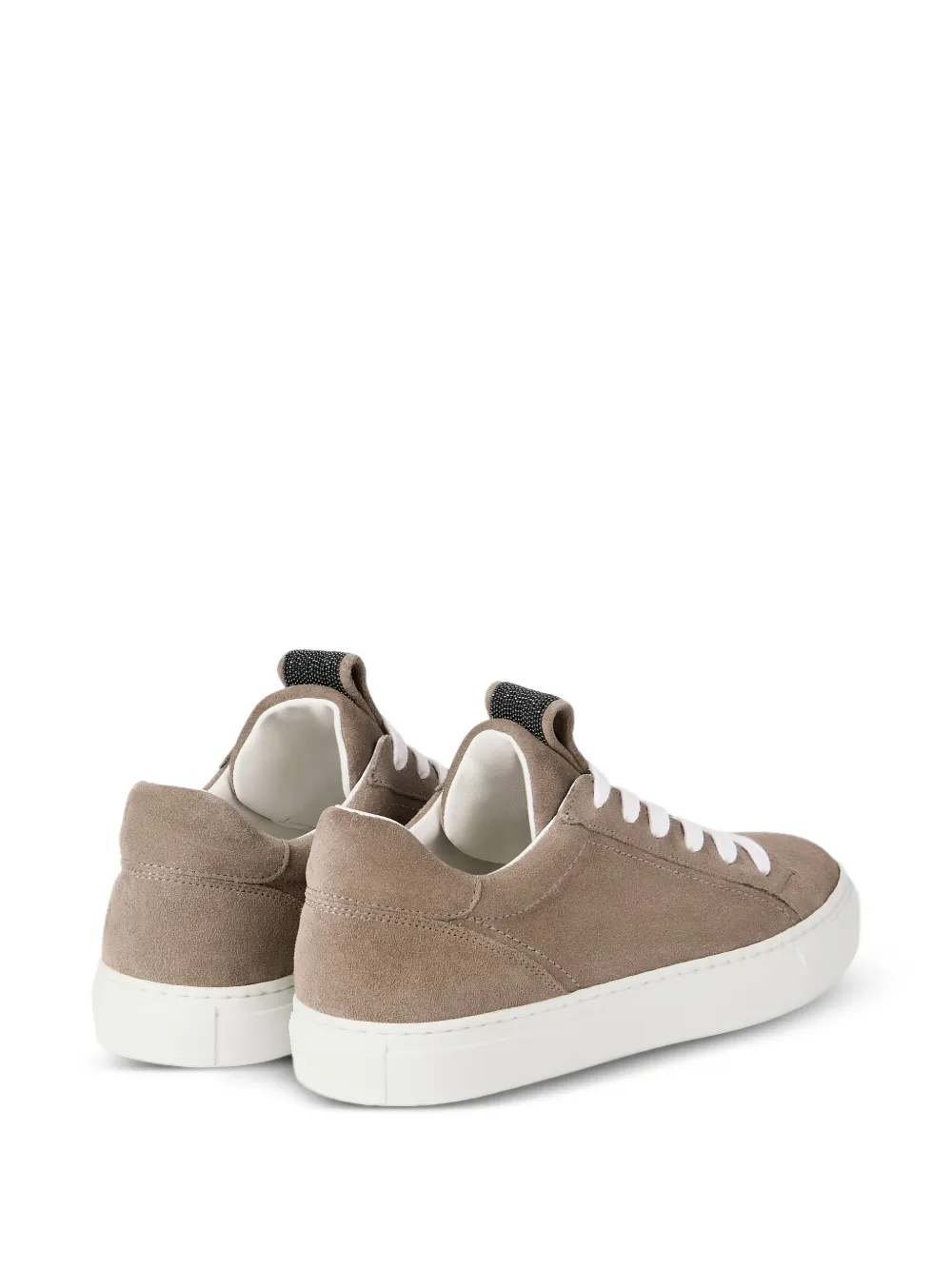 Suede Sneakers With Precious Loop