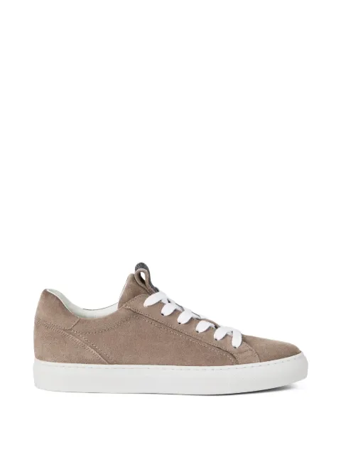 Brunello Cucinelli suede sneakers with precious loop