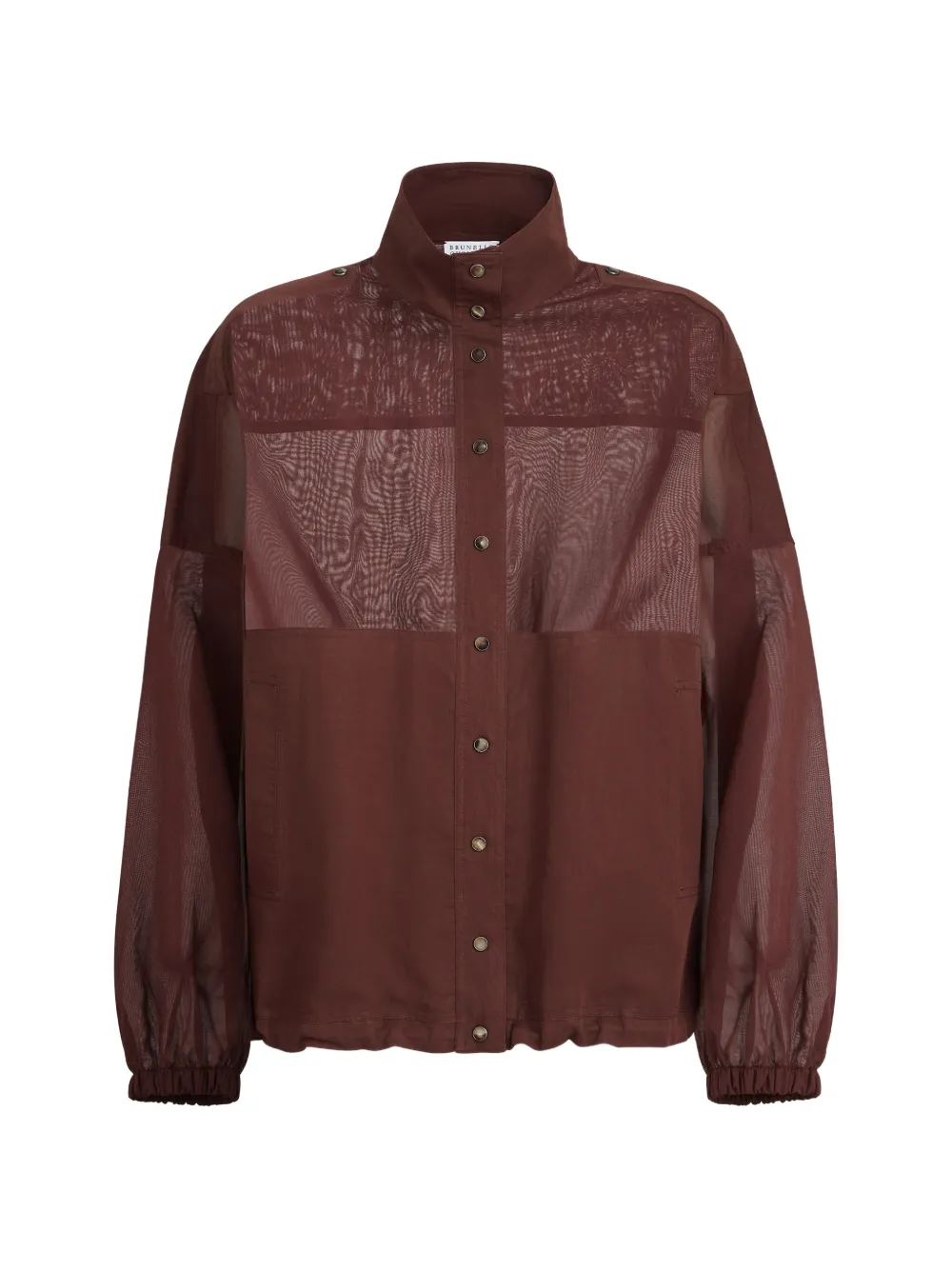 Brunello Cucinelli cotton jacket - Rosso