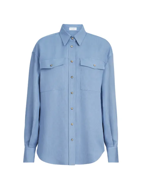 Brunello Cucinelli camisa de sarga