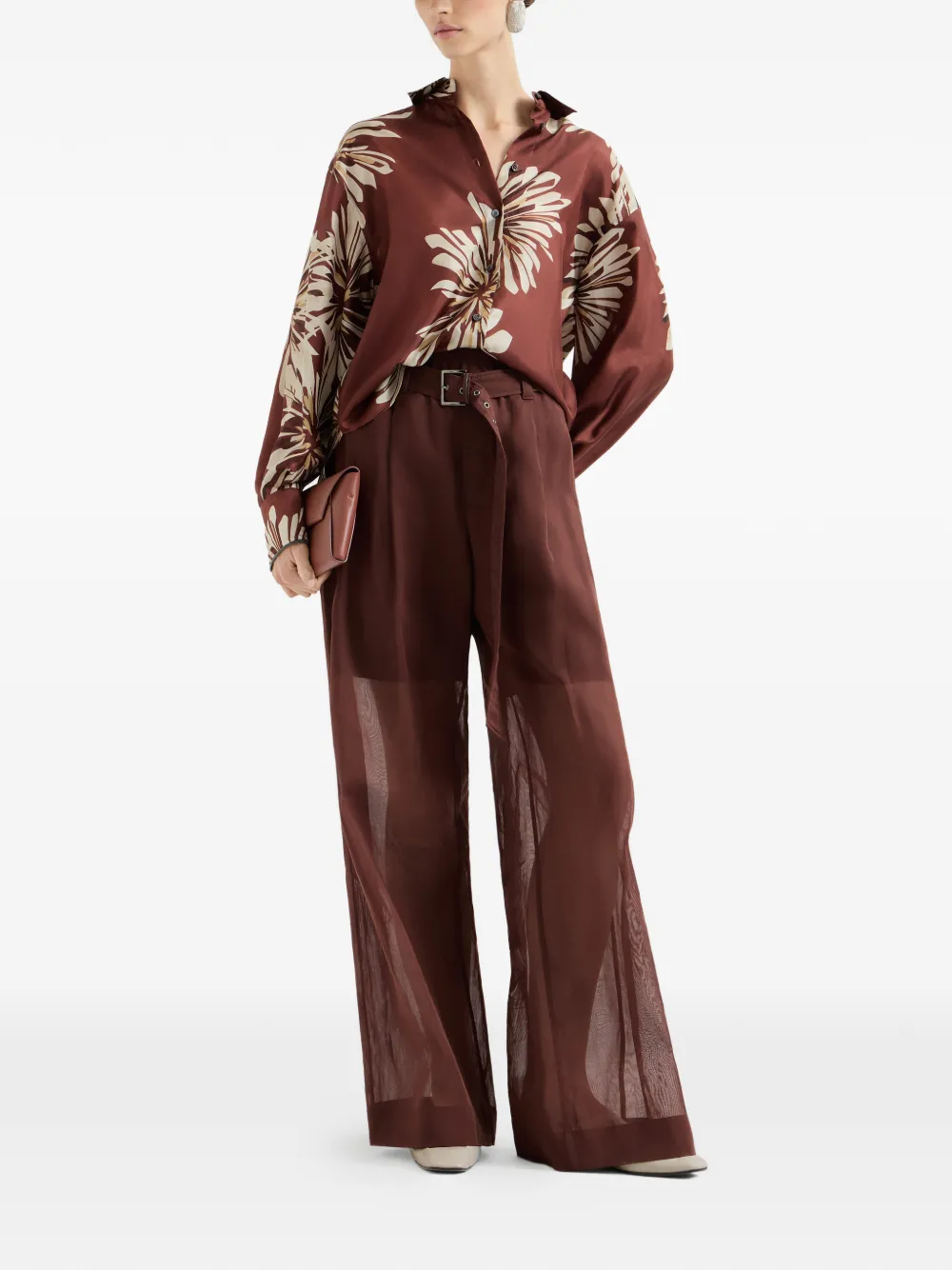 Belted Palazzo Pants
