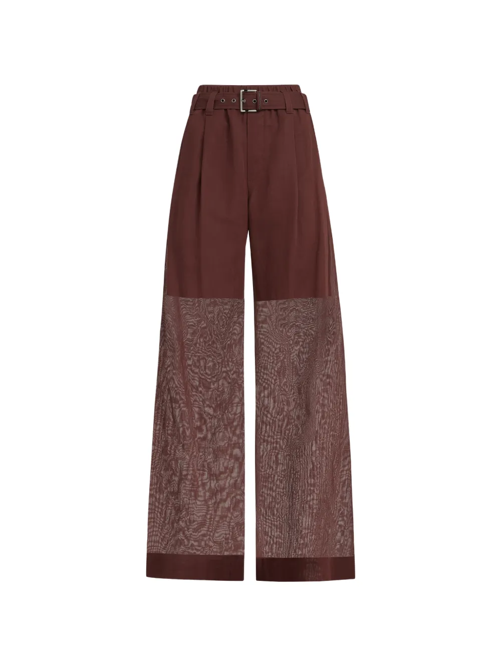 Brunello Cucinelli belted palazzo pants - Rosso