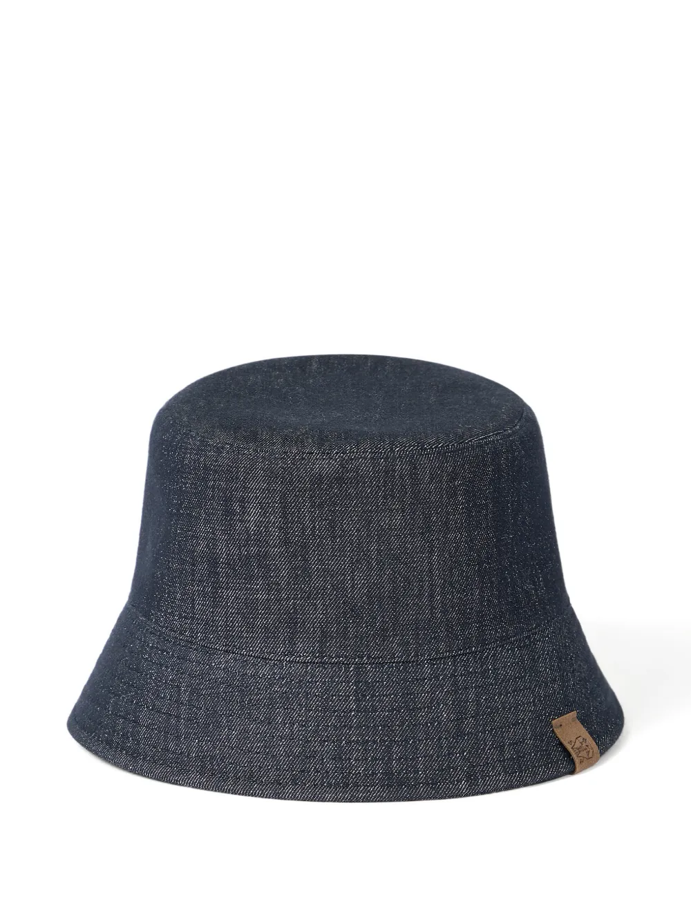 Brunello Cucinelli Cappello bucket Monili denim - Blu