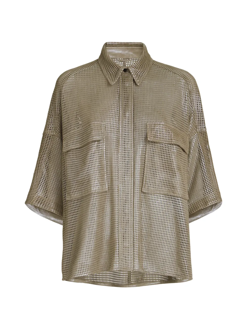 Brunello Cucinelli short-sleeves shirt - Green