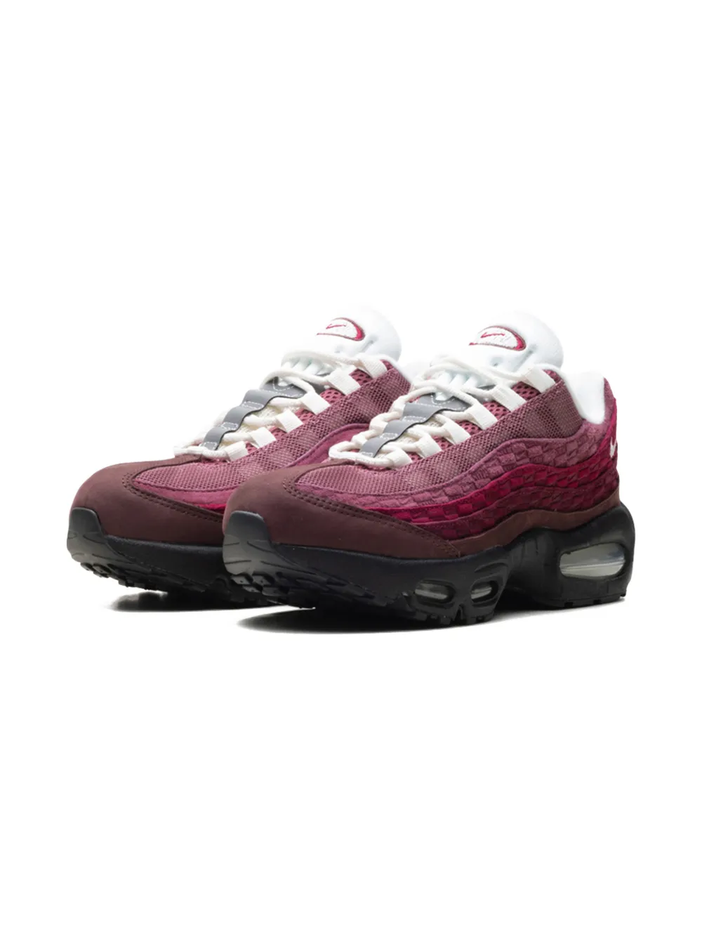 Nike Kids air max 95 swoosh logo trainers - Rosso