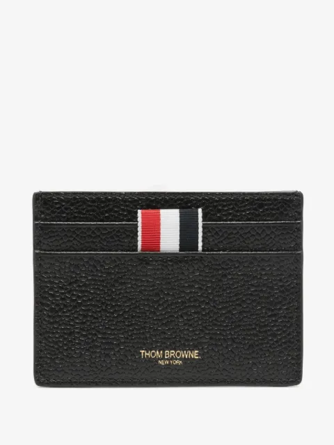 Thom Browne tarjetero con motivo de rayas