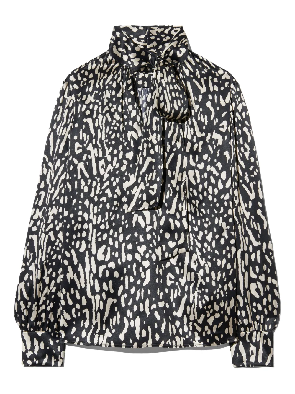 Nili Lotan Janese silk blouse - Zwart