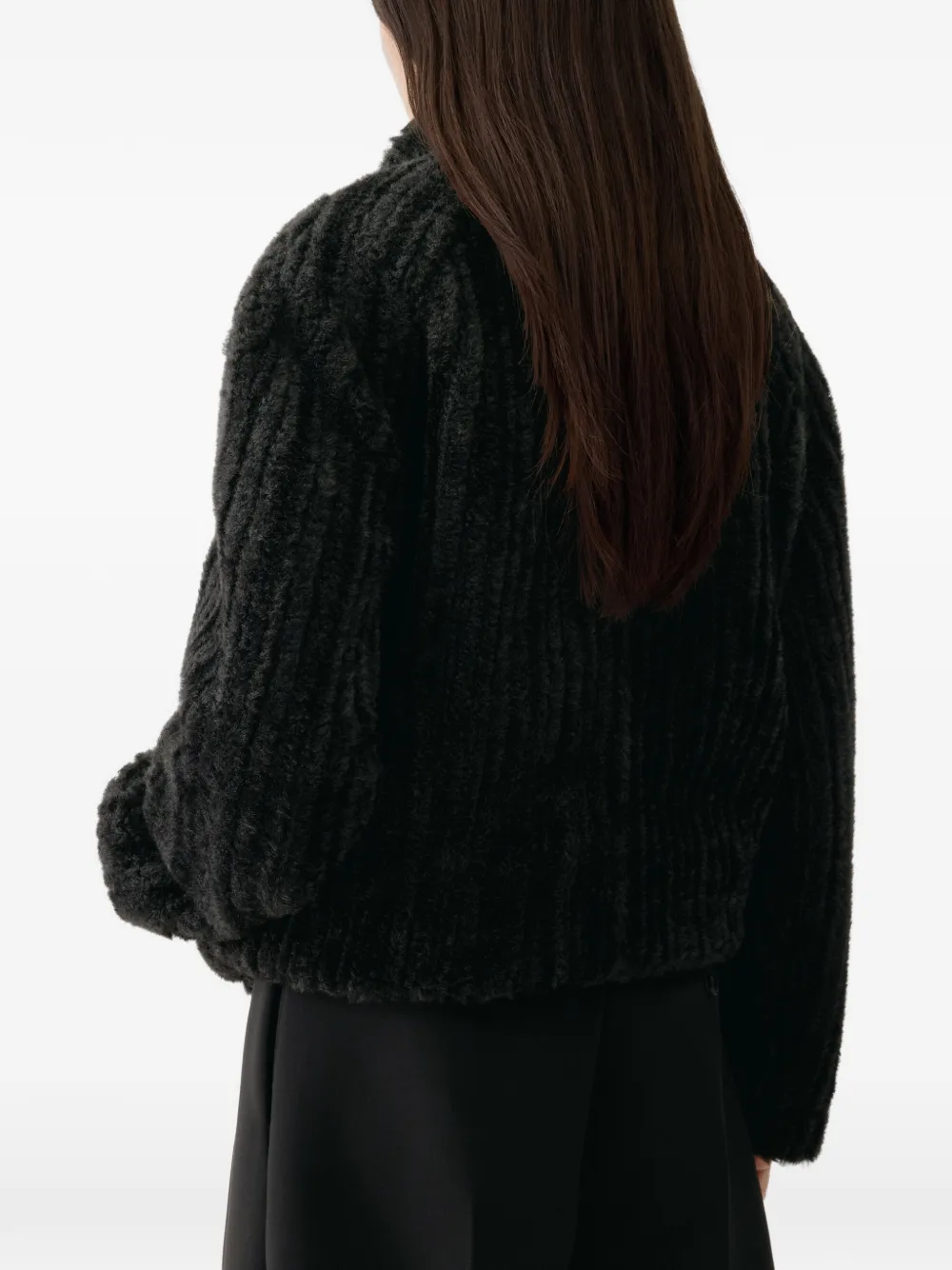 Jacquemus The Fernando jack met houtje touwtje sluiting Zwart