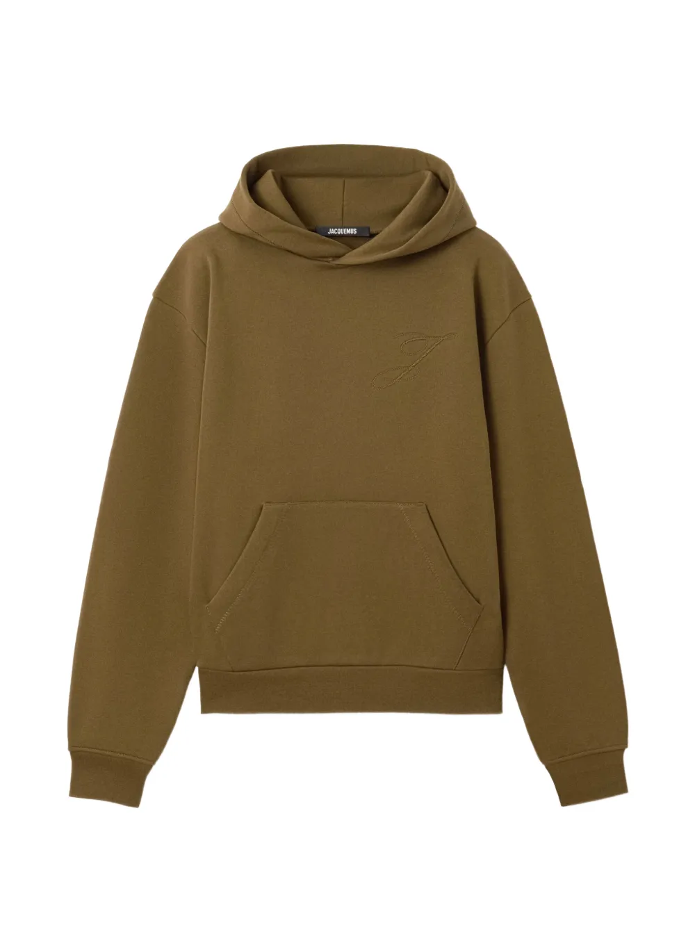 Jacquemus The Logo long-sleeve hoodie - Marrone