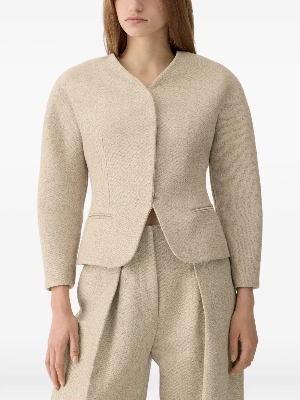  Jacquemus Chaqueta Ovalo - Neutro 