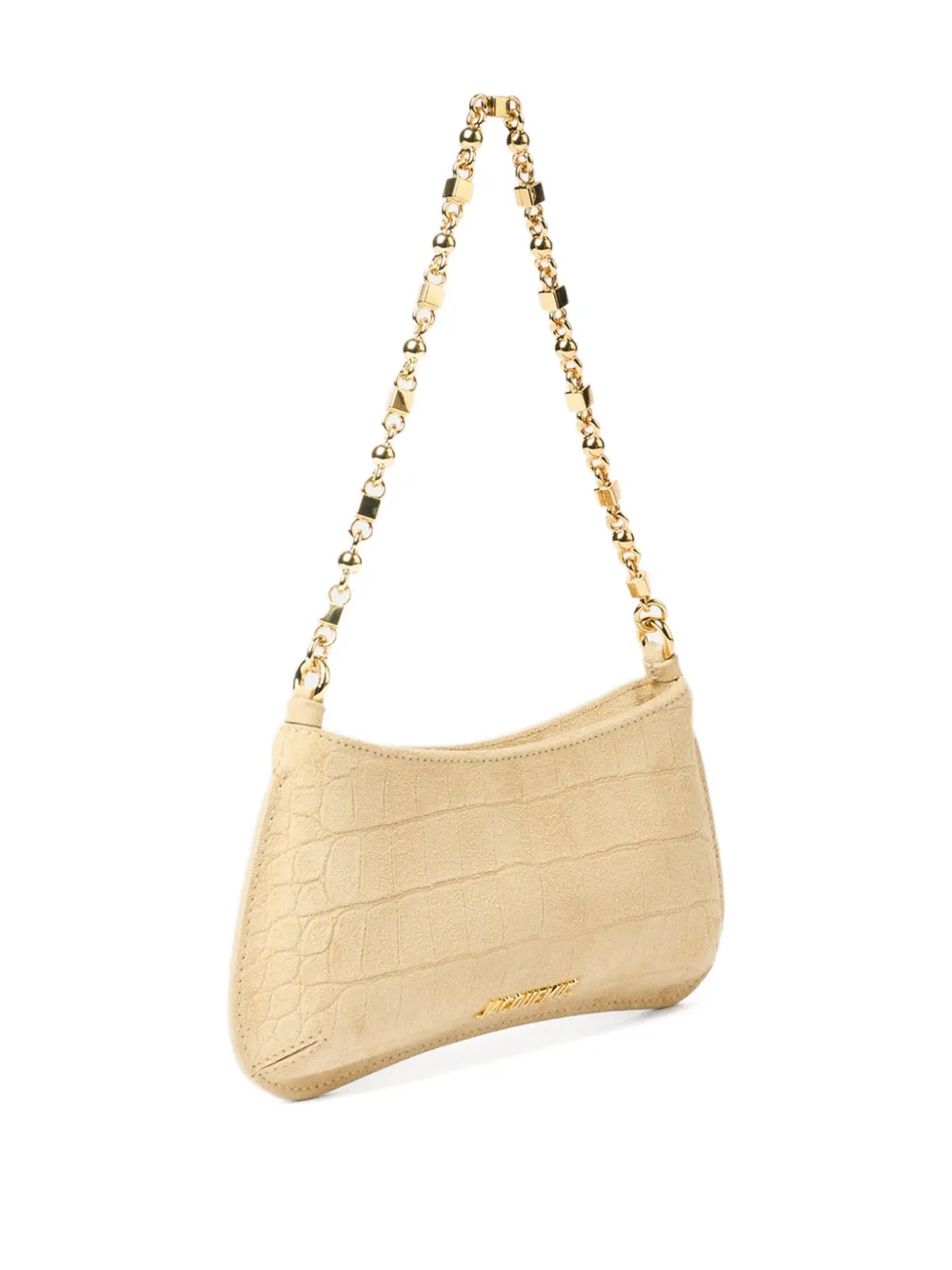 Jacquemus Le Bisou Chaine schoudertas Beige