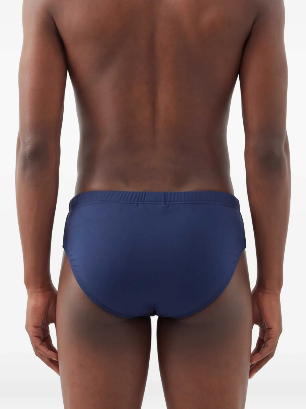 Jacquemus Le Slip De Plage zwembroek met geborduurd logo Blauw