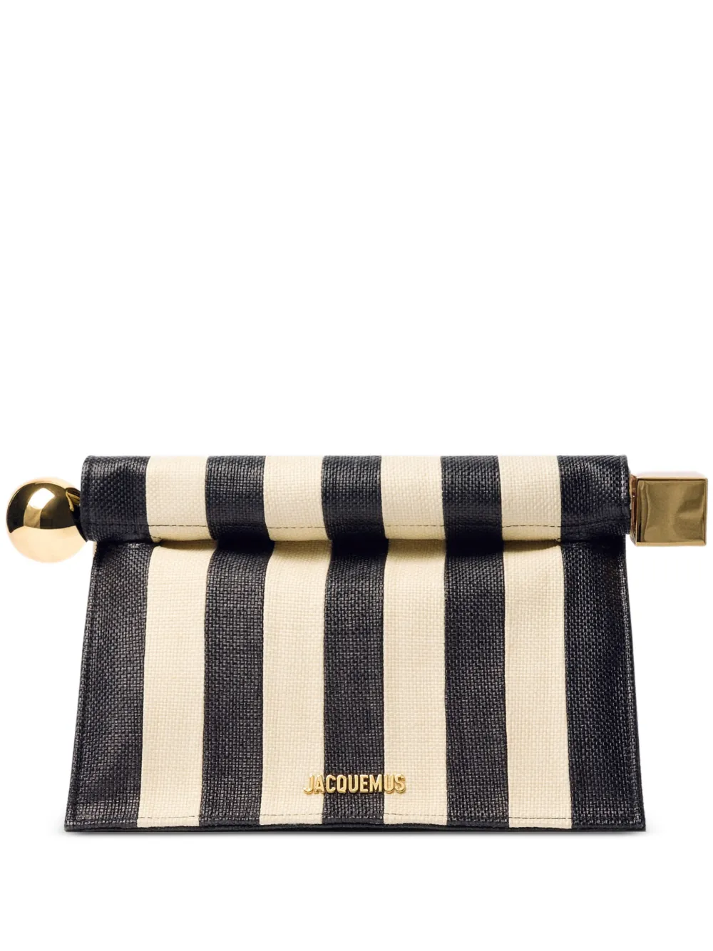 Jacquemus La Rond Carré clutch bag - Toni neutri