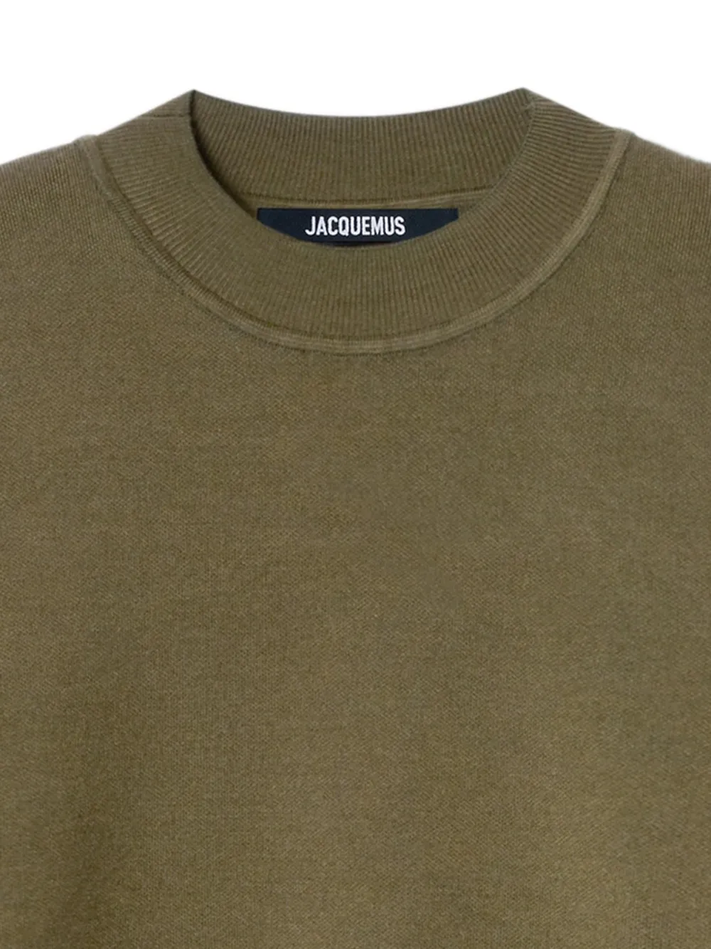 Jacquemus Piqué trui met geborduurd logo Groen
