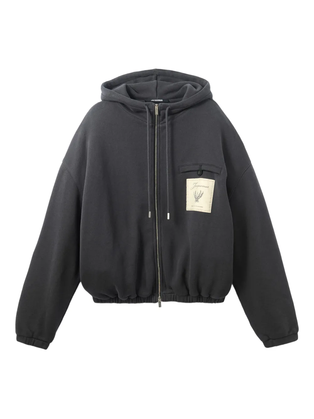 Jacquemus Le Torneo zip-up hoodie - Grau