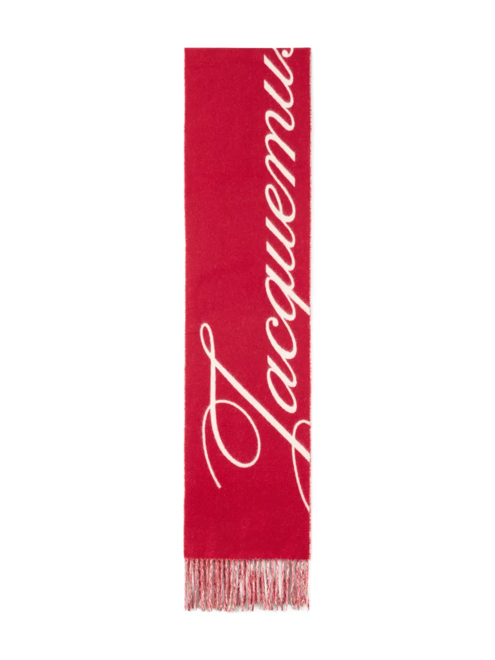 Jacquemus Atelier fringed scarf | Red | Image 1
