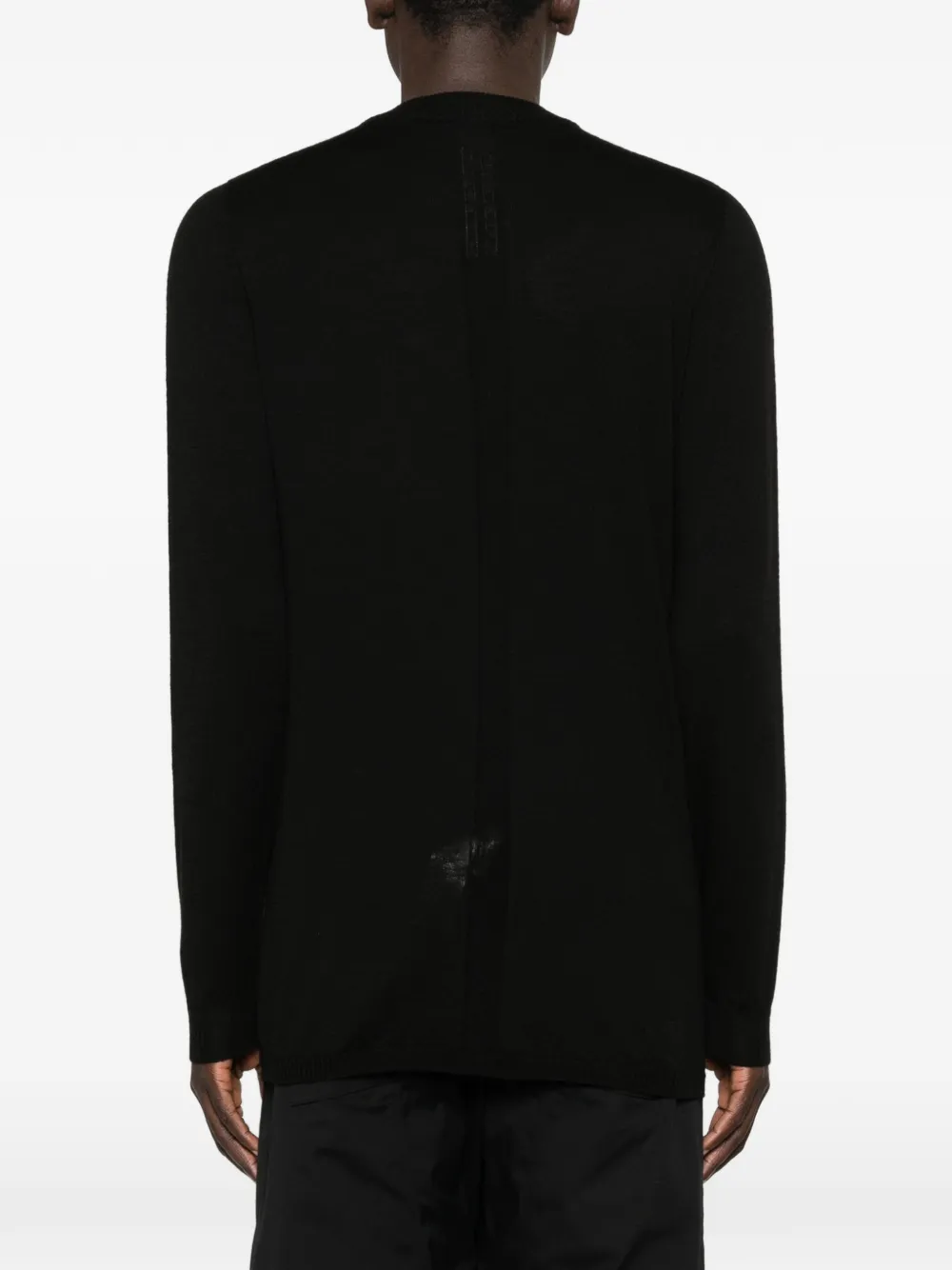 Rick Owens Level Lupetto trui met ronde hals Zwart