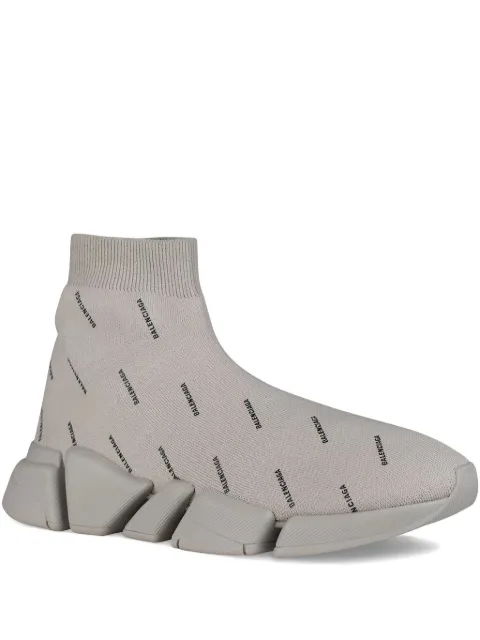 Balenciaga Logo Speed Trainer "Grey"