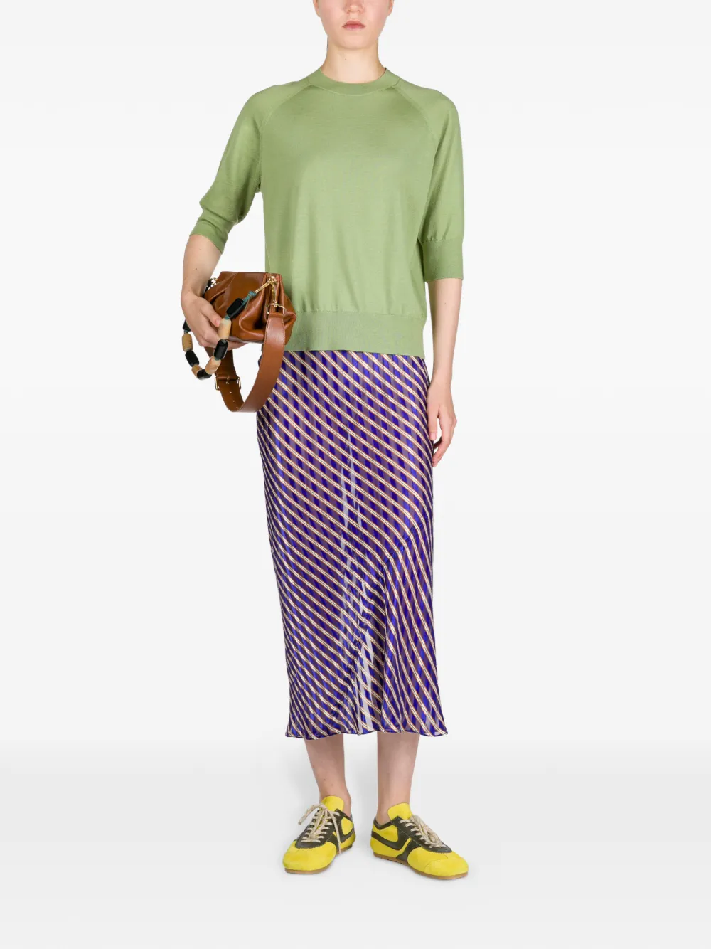 DRIES VAN NOTEN Suède sneakers Geel