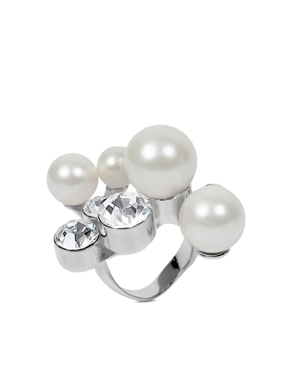 DRIES VAN NOTEN Anello decorativo - Argento