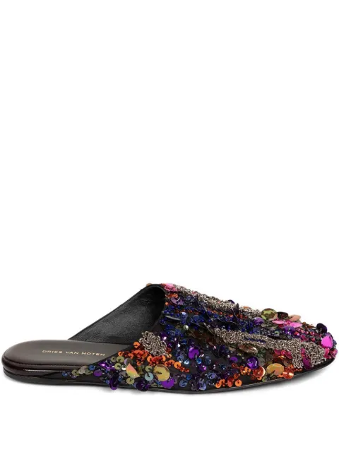 DRIES VAN NOTEN embellished mules