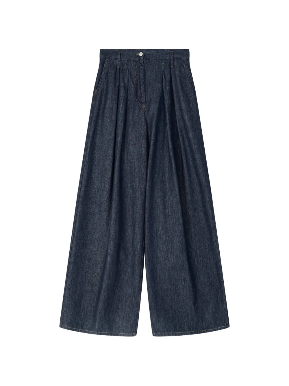 DRIES VAN NOTEN wide pleated jeans