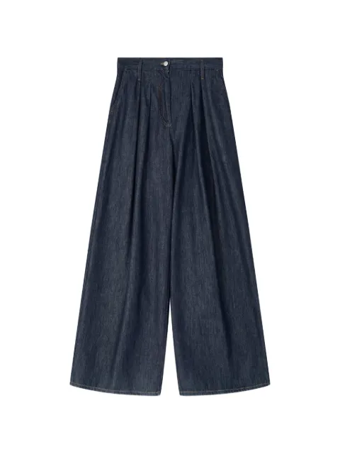 DRIES VAN NOTEN wide pleated jeans