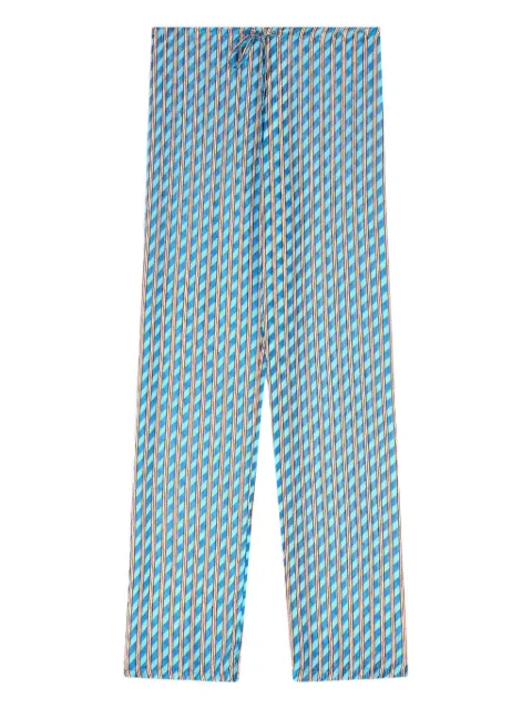 DRIES VAN NOTEN بنطال ديفوريه بخصر مطاطي