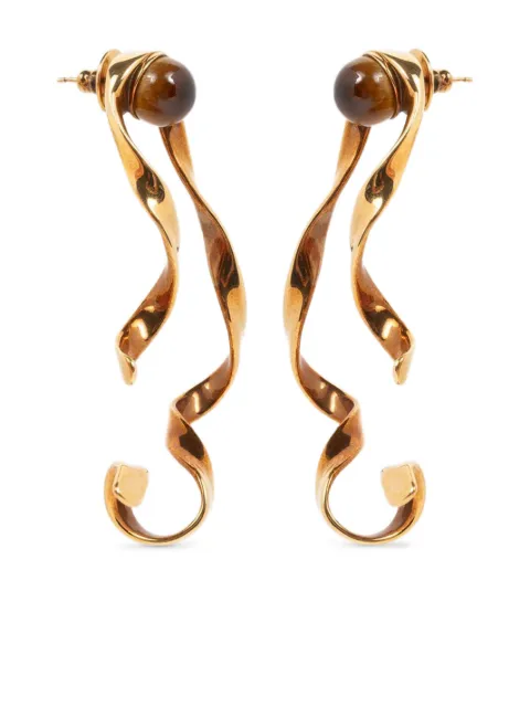 DRIES VAN NOTEN wave earrings