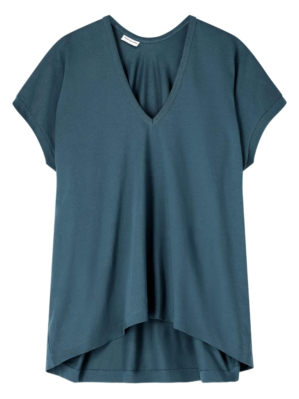 DRIES VAN NOTEN T-shirt con scollo a V - Blu