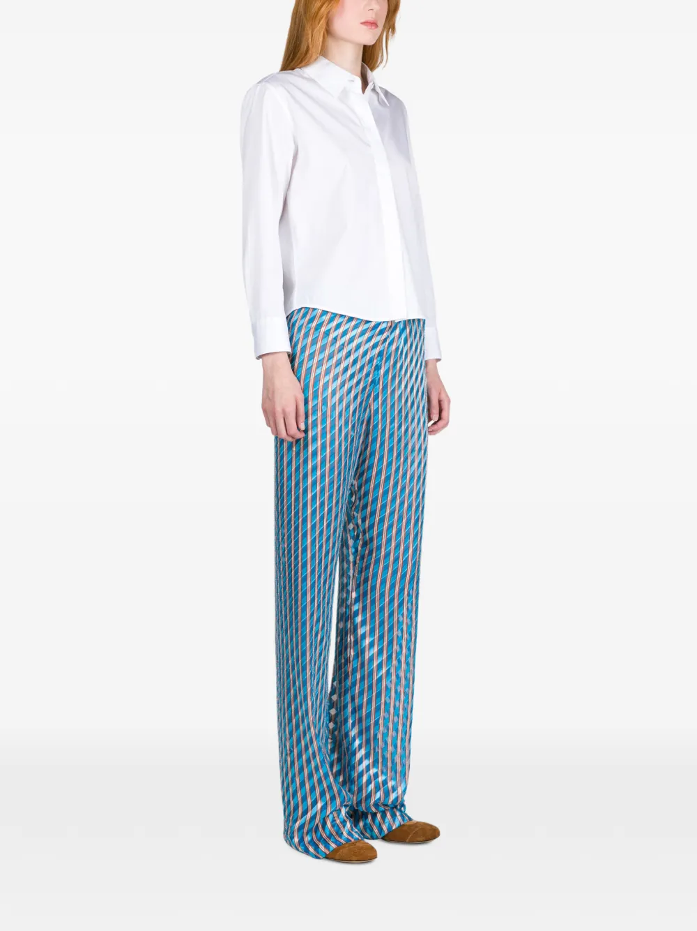 DRIES VAN NOTEN 長袖シャツ　2020-21年秋冬 DRIES VAN NOTEN ロングスリーブ シャツ | ホワイト | FARFETCH JP