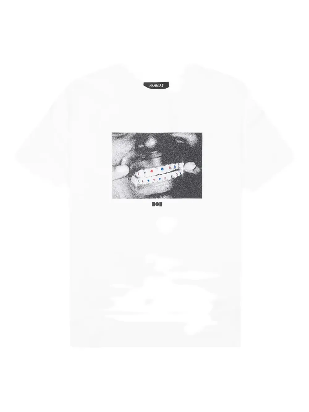 Nahmias Kodak Grillz Short Sleeve T-shirt In White In White