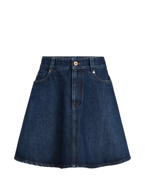 Brunello Cucinelli — denim mini skirt