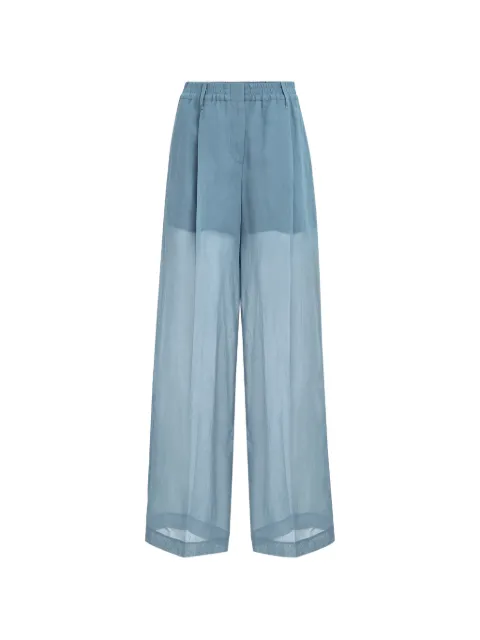 Brunello Cucinelli pants con detalle de cadena Monili