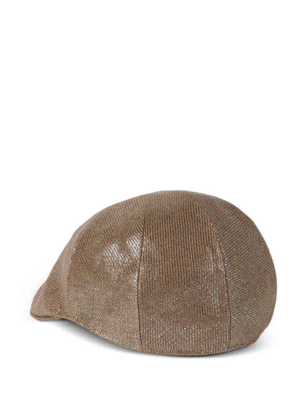  Brunello Cucinelli Shimmering Beret - Brown 