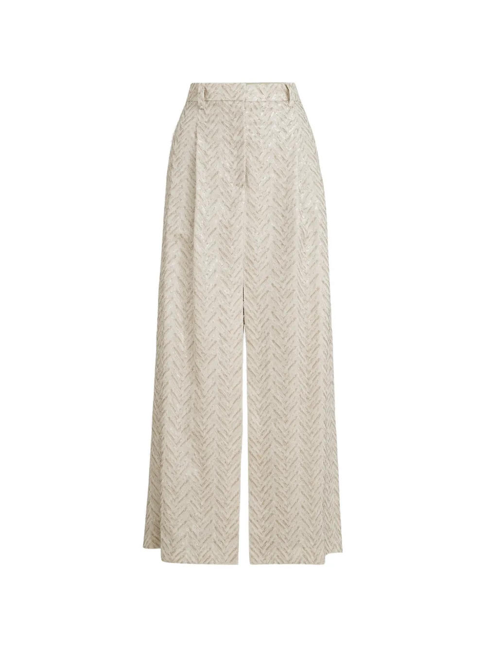 Brunello Cucinelli chevron maxi skirt - Toni neutri