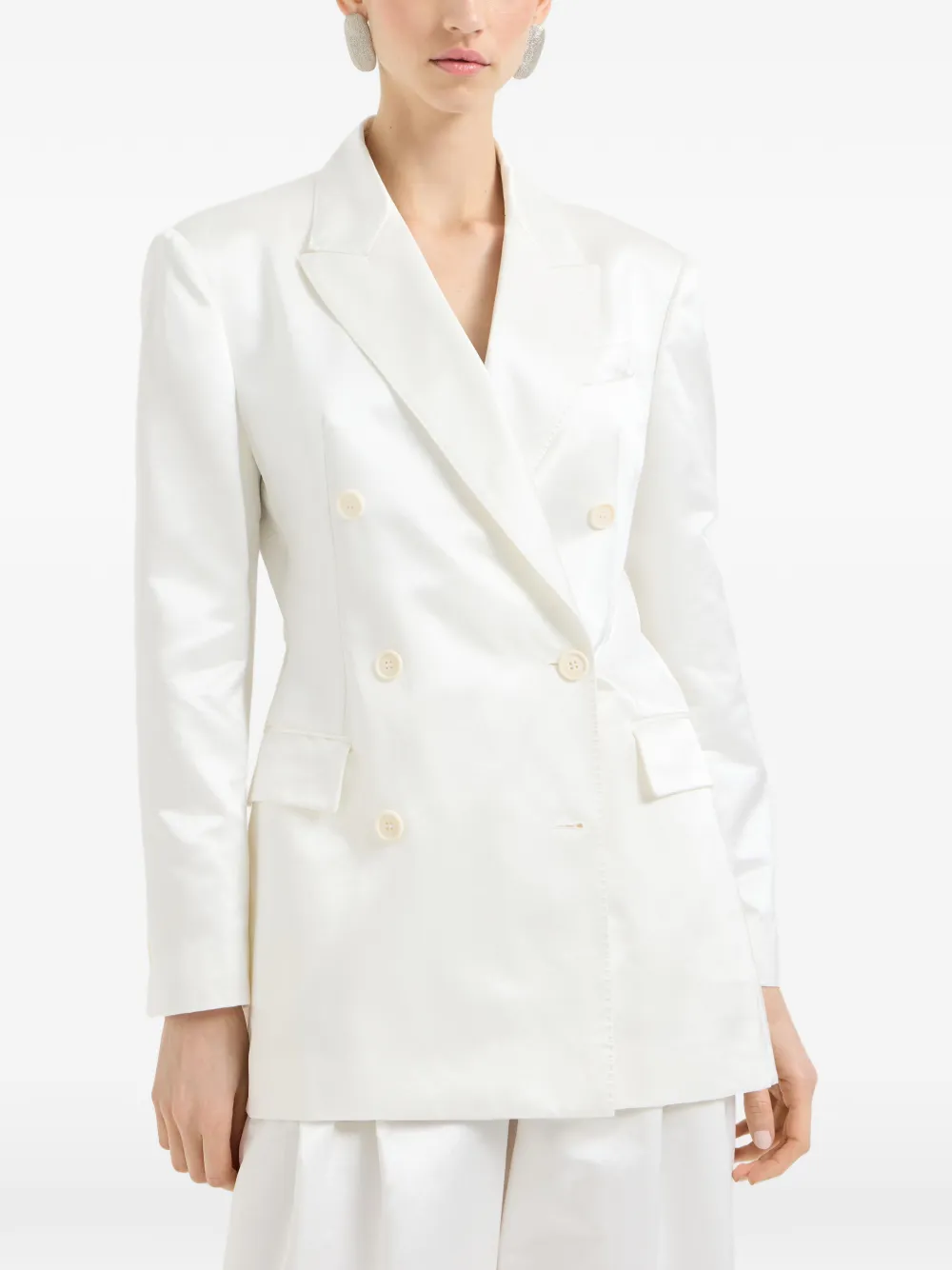 Satin Monili Blazer